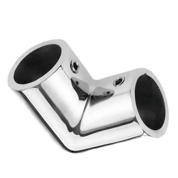 Boat Hand Rail Fitting 316 Stainless Steel Heavy Duty Marine Grade Fit 90 Degree Elbow For 25/22 Mm Pipe Tubing Mount Hardware ,Easy to Install