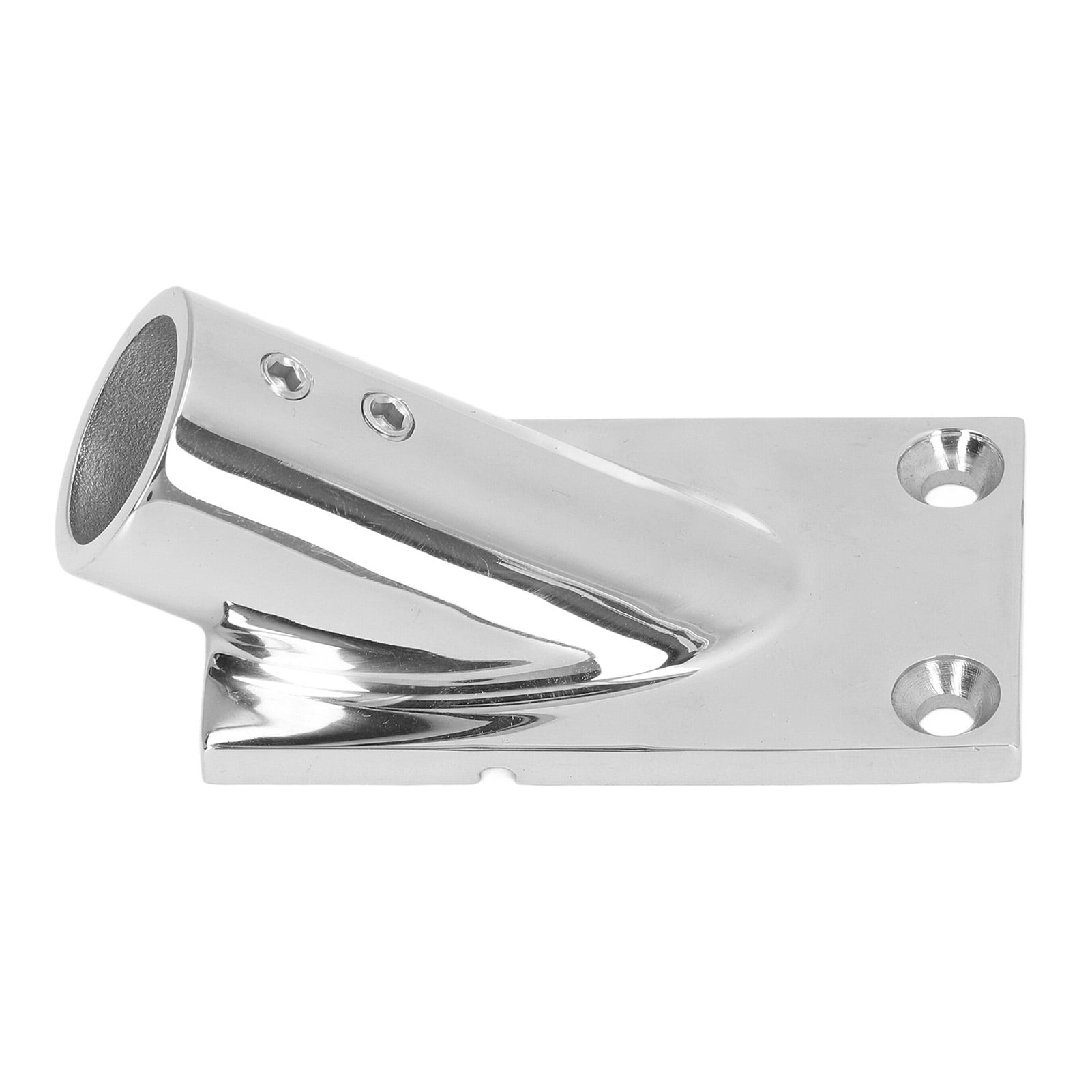 Boat Hand Rail Fitting 45 Degree 316 Stainless Steel Rectangular Marine ...