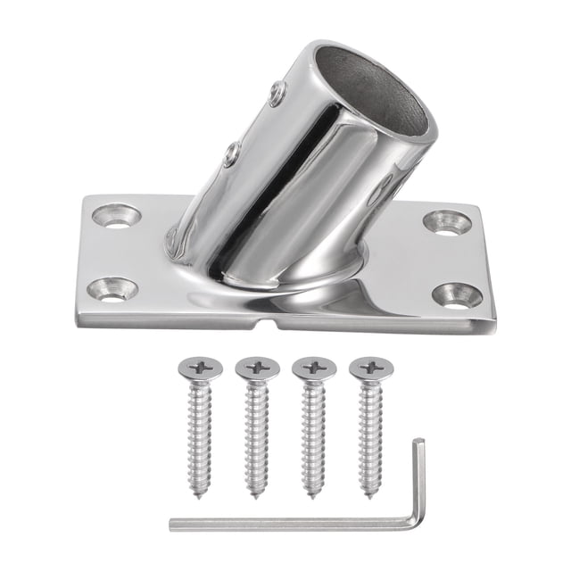 Hand Railing Hinge Boat Hand Rail Fitting, 60 Degree 1 Inch Rectangular Boat Hand Rail ...