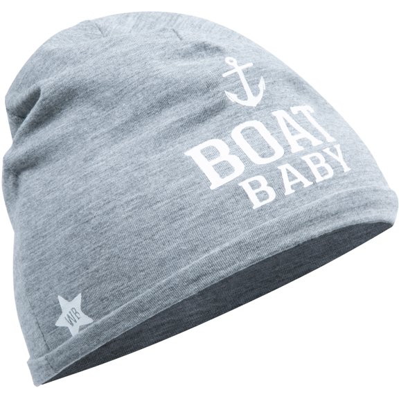Boat - Heathered Gray Beanie (0-12 Months)