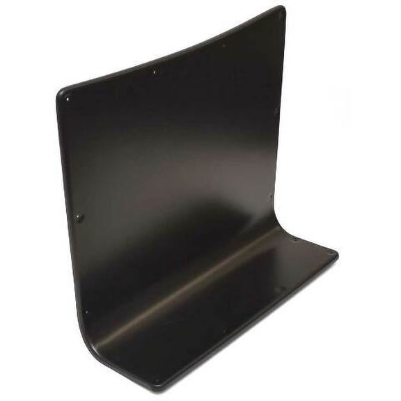 Boat Helm Panel Blank | 19 x 21 1/2 x 6 1/4 Inch Plastic Black