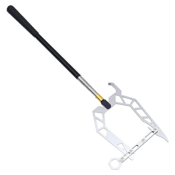 FELTECHELECTR Telescope Automatic Boat Hook Stainless Steel Tie Rope Hook Boating 1 Set