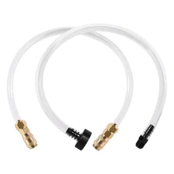 Boat Hydraulic Steering Fluid Refill Kit 64cm Bridge Tube 66.7cm Filler Hose 1/4 NPT Thread For Seastar Inboard Outboard Marine Steering System Bleeding Tool