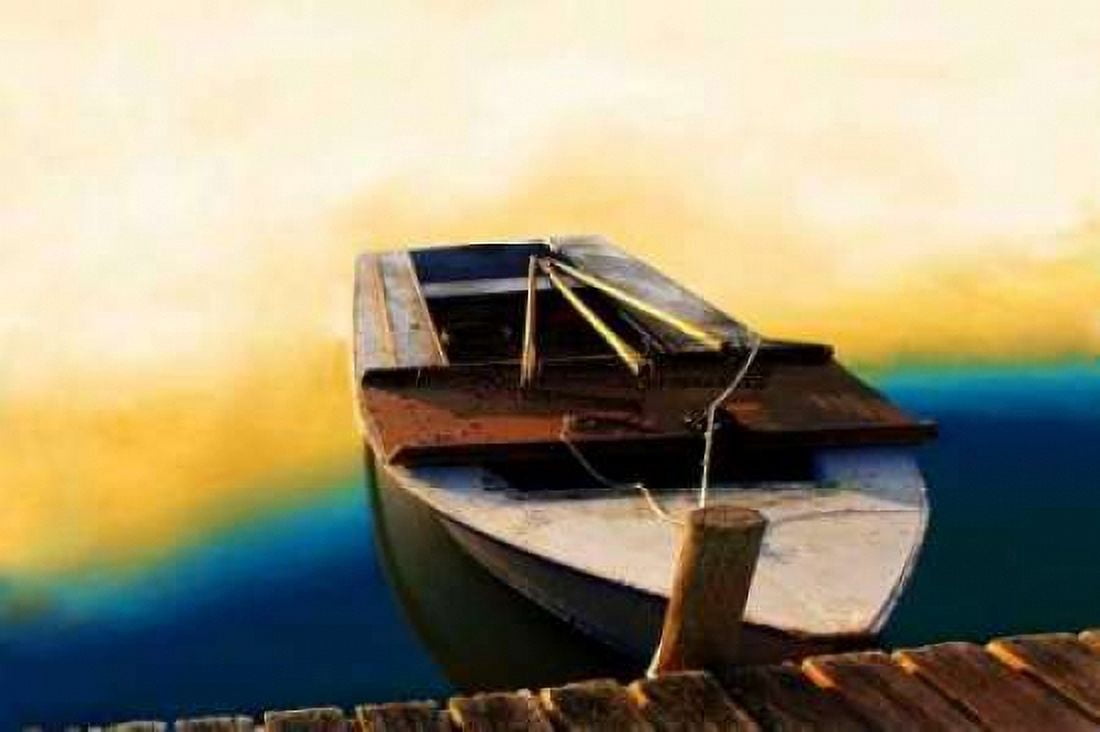 Boat II Canvas Art - Ynon Mabat (12 x 18)