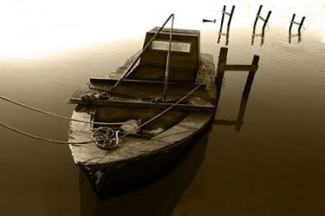 Boat III Canvas Art - Ynon Mabat (12 x 18)
