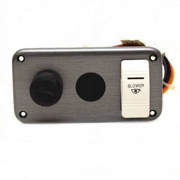 Boat Ignition Switch Panel F 288-079B | Blower 5 x 2 3/4 Inch Silver
