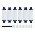 thumbnail image 1 of Boat Inflatable Marine Boat Bumper Boat Accessories Marine Boat Dock Bumper for Pontoon Sport Boats Docking Bass Boats 6Set Boat, 1 of 8