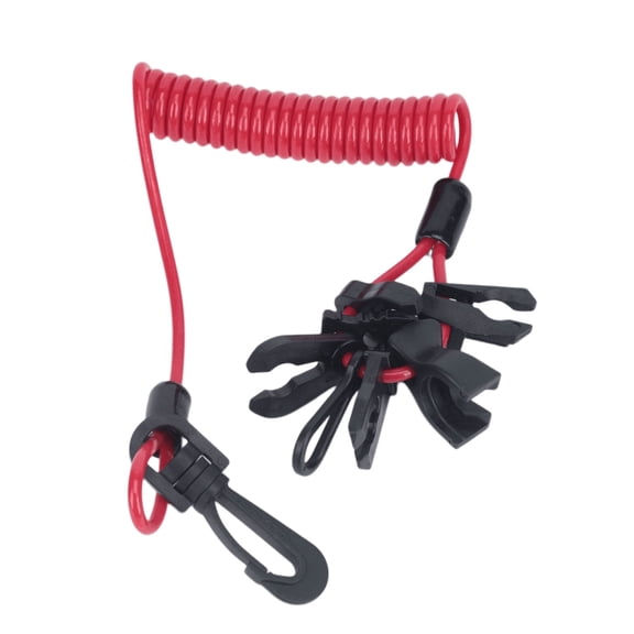 Boat Kills Switches Keys Lanyard,Outboard Jetted Ski Tether 7Key for Boating