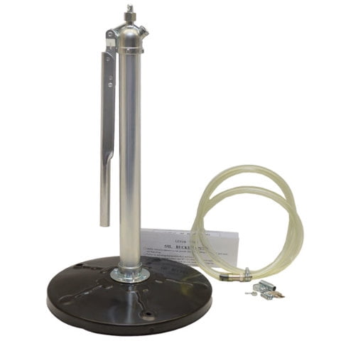 Boat Lever Type Oil Bucket Pump 9-81004-R | Silver Aluminum