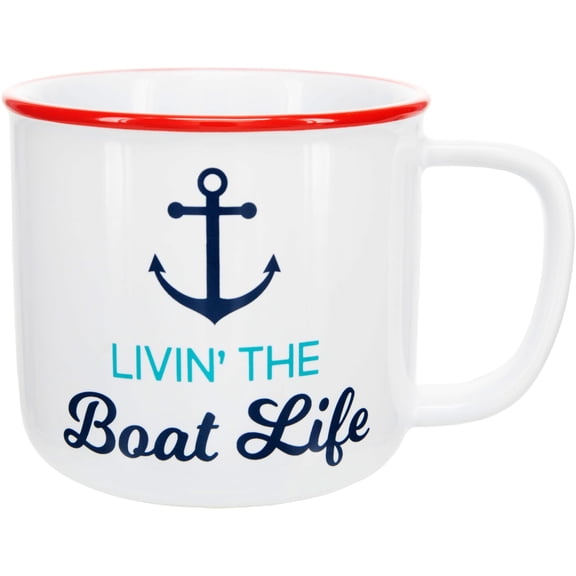 Pavilion Gift Company - Boat Life - 17 oz Mug