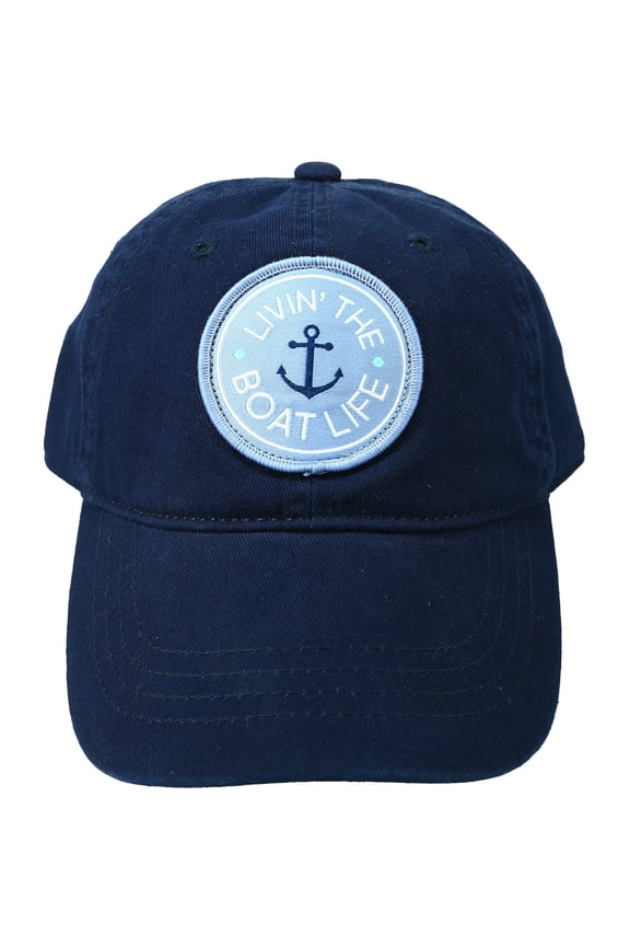 Boat Life - Navy Adjustable Hat