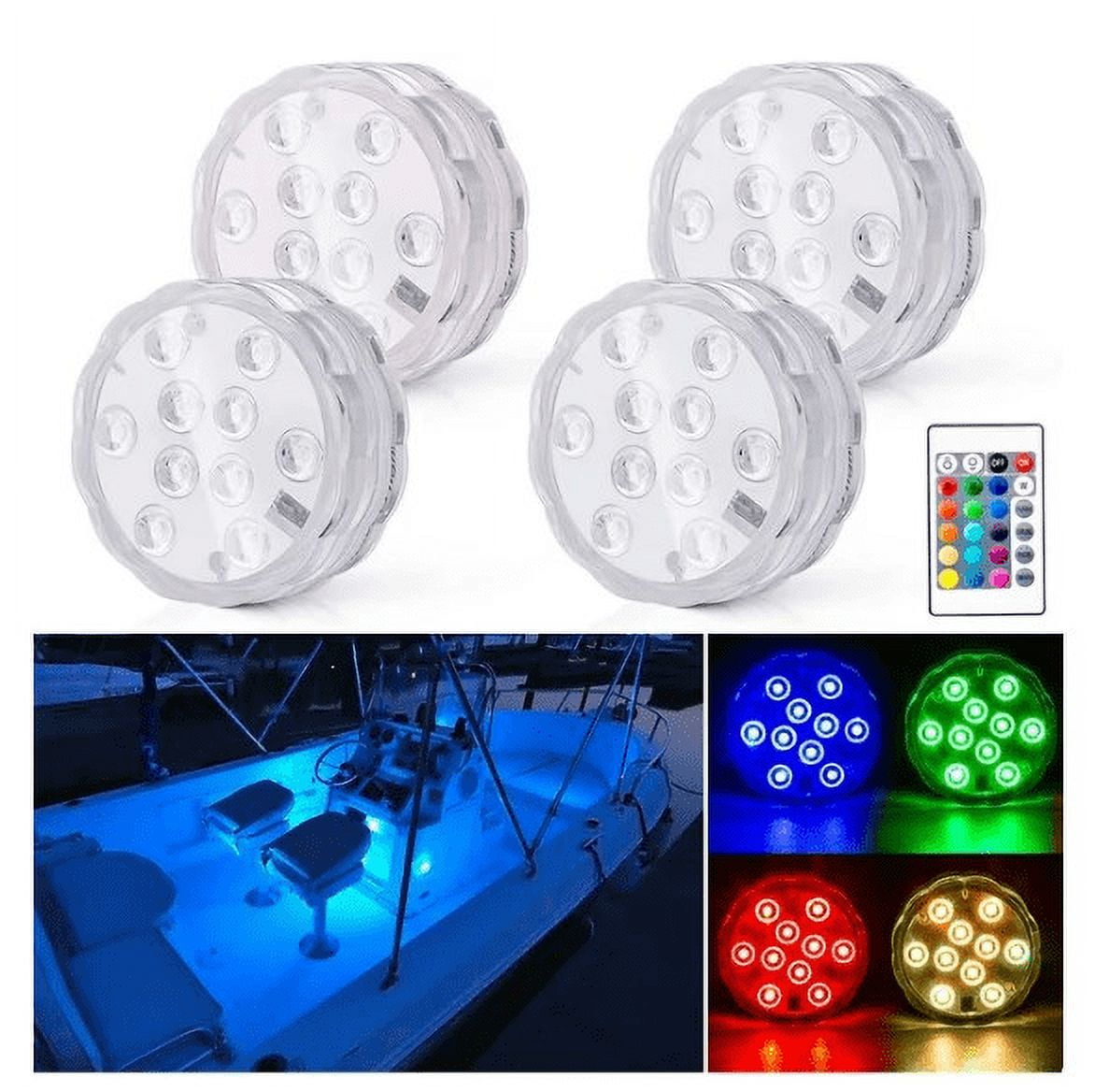 Boat Lights Wireless, Battery Powered Operated Marine Led Interior Light for Boat Deck Courtesy