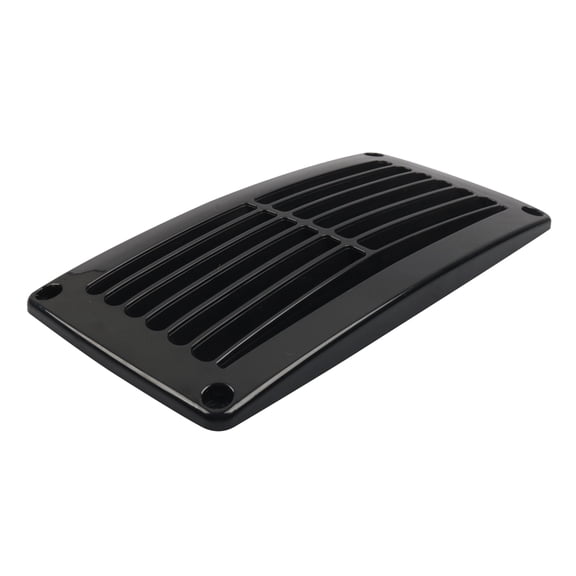 Boat Louvered Air Vent Cover 8.07X4.13in ABS Exterior Grille with Mounting Screws for Campers Sidewall Use