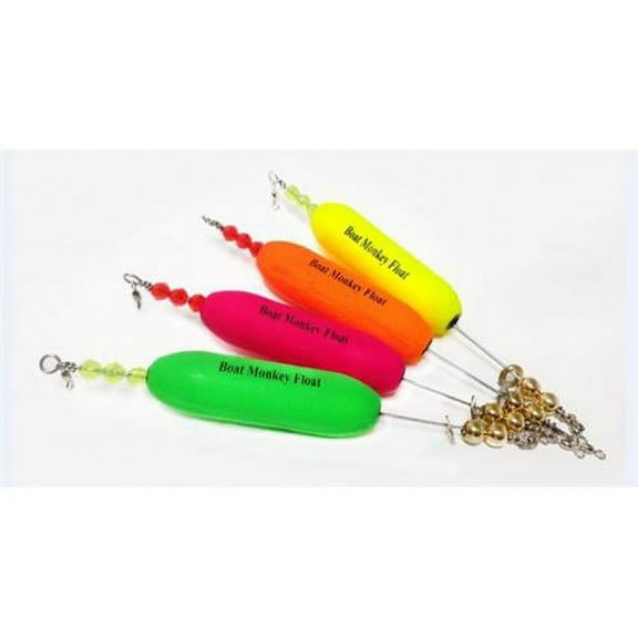Boat Monkey BMC-02 Grande Cigar Orange 3.5" Fishing Terminal Float