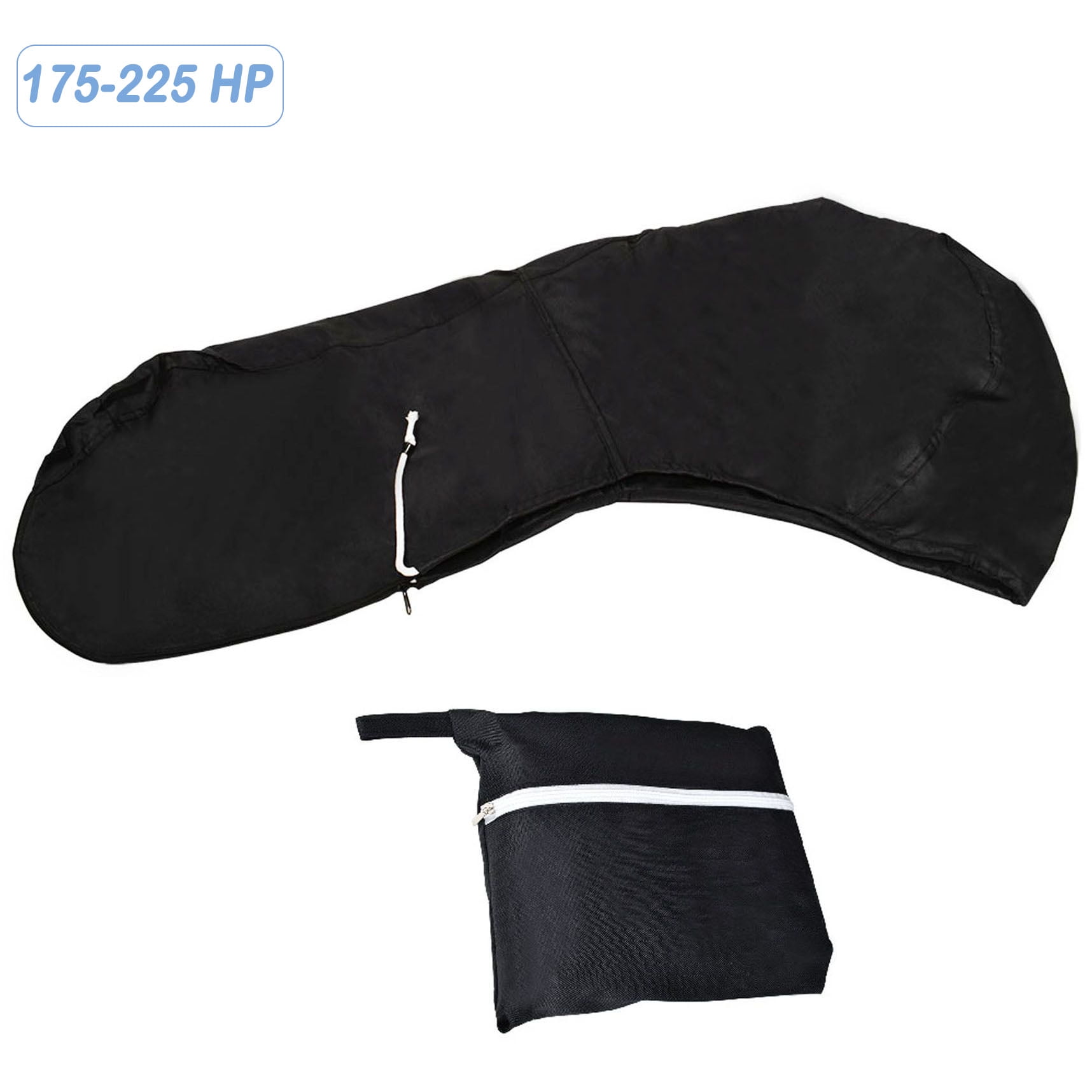 600D Oxford Boat Motor Cover For 6-15 HP Outboard Engines - Weather Protection With Drawstring