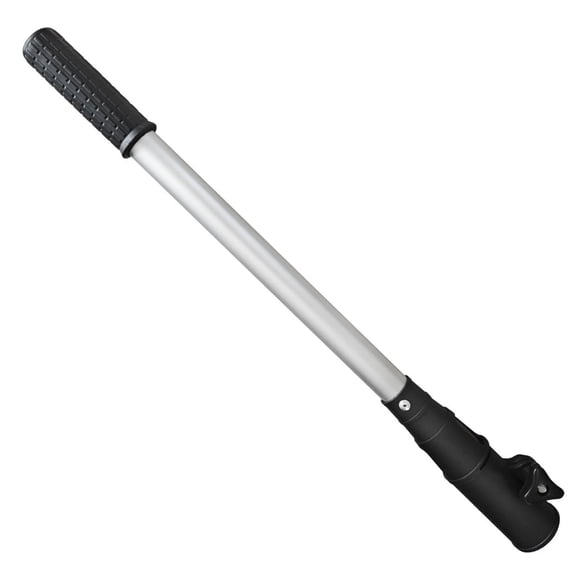 Boat Motor Tiller Extension Handle with Screw Lock and Nonslip Rubber Grip, Anodized Aluminum