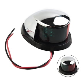 Boat Navigation Lights, Marine LED Navigation Light, Boat LED Bow Light, 12V IP67 Waterproof Marine Navigation Lamp Marine Boat Bow Lights with Red and Green LED for Boat Pontoon Skeets Yacht