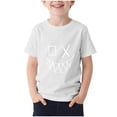 thumbnail image 1 of Boat Neck Spandex T Shirt for Children Boy Girl Summer Fall Short Sleeve Track Gym Brunch Running Tops T shirt Child 2026 Clothes Trendy Country Concert 3 Years, 1 of 5