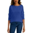 thumbnail image 1 of Boat-Neck T-Shirt Ultra Blue M, 1 of 1
