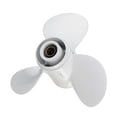 thumbnail image 1 of Boat Outboard Propeller 9 7/8 x 14 Aluminum compatible for 20-30 horsepower 664-45952-00-EL Marine Propeller 10 Spline Tooth 3 Blades, 1 of 7