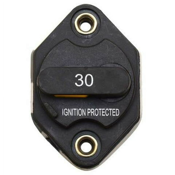 Boat Panel Mount Circuit Breaker | 30A Compact Lever Reset