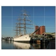 thumbnail image 1 of Boat Photo Ceramic Tile Mural Kitchen Backsplash Bathroom Shower, 404177-M54, 1 of 3