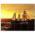 thumbnail image 1 of Boat Photo Ceramic Tile Mural Kitchen Backsplash Bathroom Shower, 404181-S54, 1 of 3