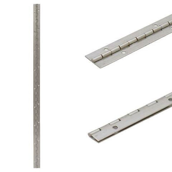 Boat Piano Hatch Hinge | 26 1/2 x 1 1/8 Inch 19 Gauge Stainless Steel