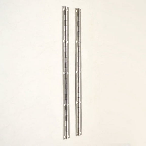 Boat Piano Hatch Hinges | 12 x 1 Inch 9 Gauge Stainless Steel (Pair)