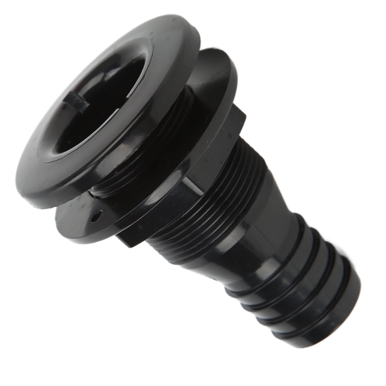 Boat Pipe Fitting, Black Thru Hull Connector Standard For Onboard