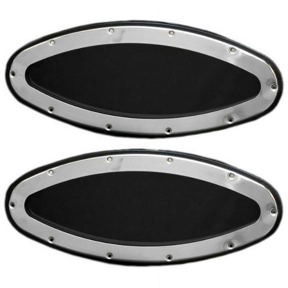 Boat Port Windows | Custom 17 1/4 X 7 1/4 Inch Aluminum (Pair)