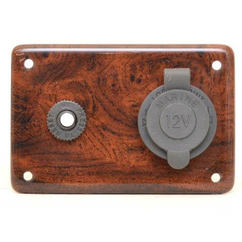 Boat Power Outlet Panel | 12 Volt W/ Breaker