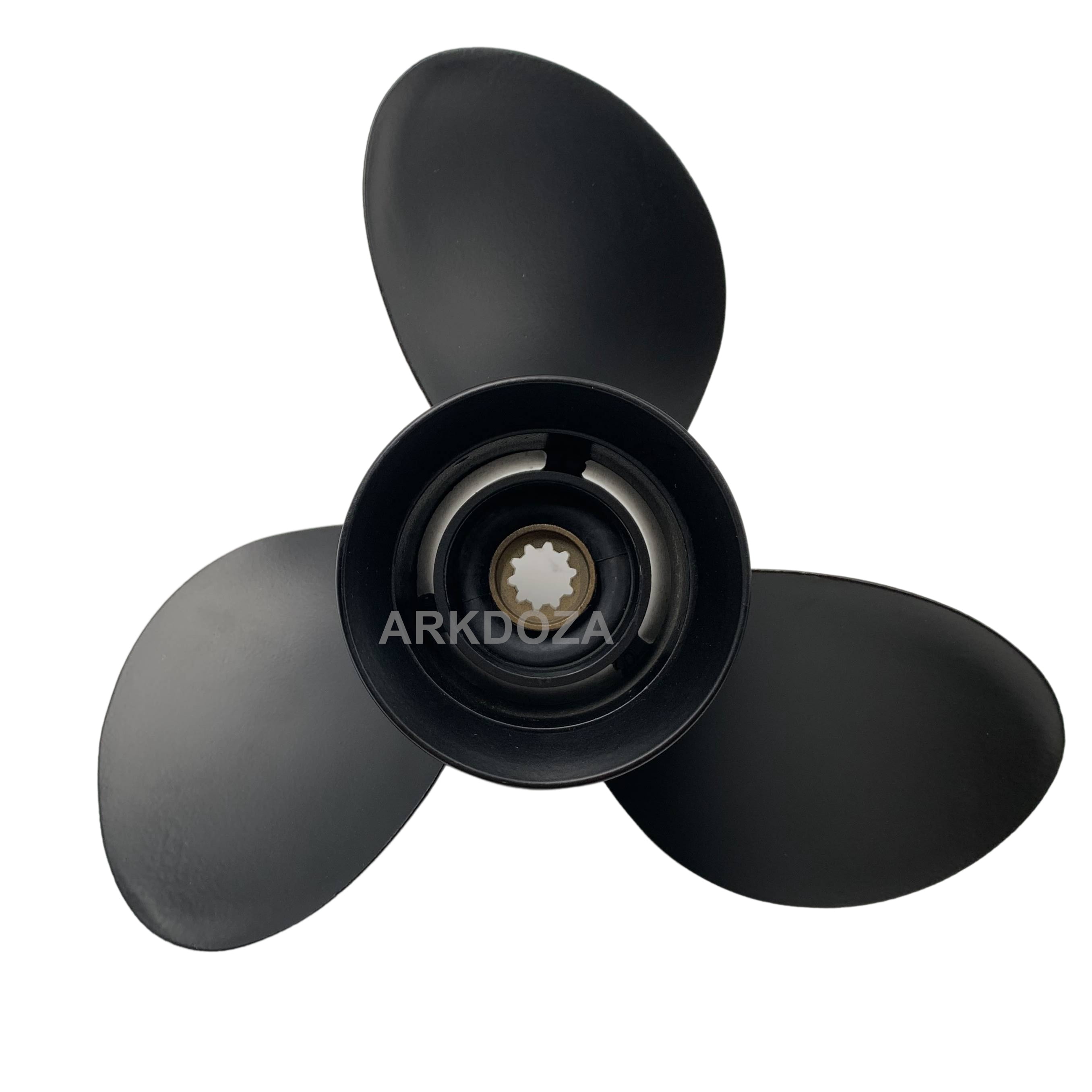 Hélice Pour Bateau Aluminium 11-1/2x13 Pouces - Pour Moteur Hors-bord Suzuki 35-65HP - Réf 58100-94313-019 - 3 Pales Noire