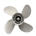 thumbnail image 1 of Boat Propeller 10 3/8X13 for Yamaha Outboard 4 Blades Aluminum 13 Tooth 10.375X13, 1 of 5