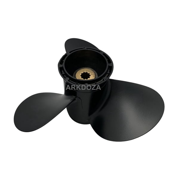 Boat Propeller 9 1/4x11 for Suzuki Outboard DT9.9-15 Aluminum 10 Tooth OEM NO:58100-89L70-019 9.25x11