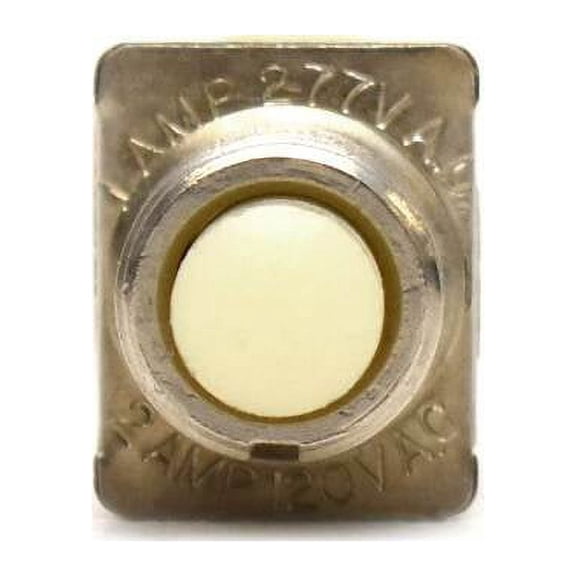 Boat Push Button Switch | 2A 120V AC Silver Off White