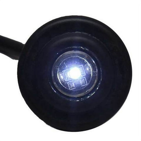 Boat Push-In Courtesy Light | Cool White LED 12V 1 3/8 Inch Plastic