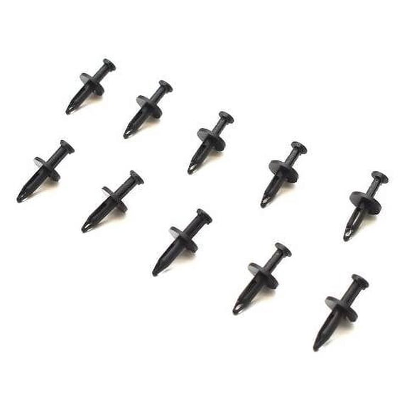 Boat Push-In Rivets N10506662 | Retainer 1/4 Inch Black (Set of 10)