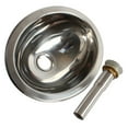 thumbnail image 1 of Boat RV Caravan Stainless Steel Hand Wash Basin Sink oval ,Easy to Use, 1 of 6