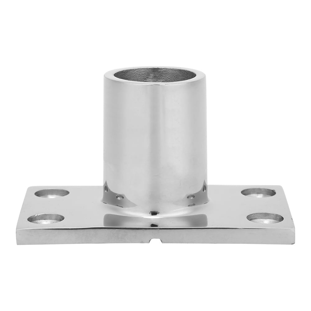 Boat Rail Fitting Stainless Steel 316 90 Degrees Rectangular Marine