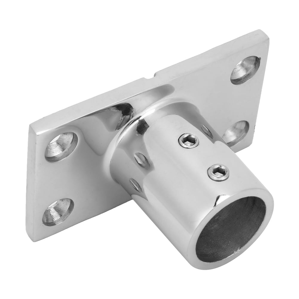 Boat Rail Fitting Stainless Steel 316 90 Degrees Rectangular Marine
