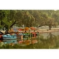 thumbnail image 1 of Boat Reflection Delhi India Poster Print by Adam Jones - 35 x 23 in., 1 of 1