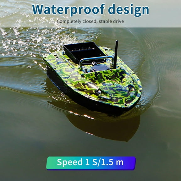 Boat Remote Control Bait Boat For Fishing GPS Boat 500 Meters Range Double Motor With Night Light