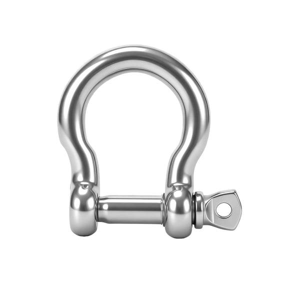Boat Rigging Shackle 304 Stainless Steel Screw Pin Hardware Link Outdoor Hardware 4Mm-M38 for Mooring Towing & Outdoor Utility Tasks