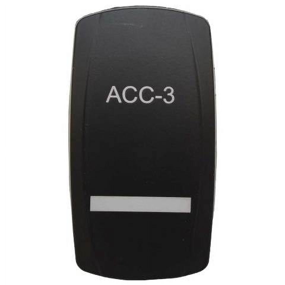Boat Rocker Switch Cover | ACC-3 Actuator Black White - Walmart.com