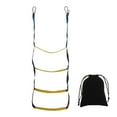 thumbnail image 1 of Boat Rope Ladder Boarding Ladder 400lbs Strength Portable Inflatable Boat Ladder Fishing Rope Ladder for Sailboat Jet Skis Inflatable Boat 4 Steps, 1 of 7