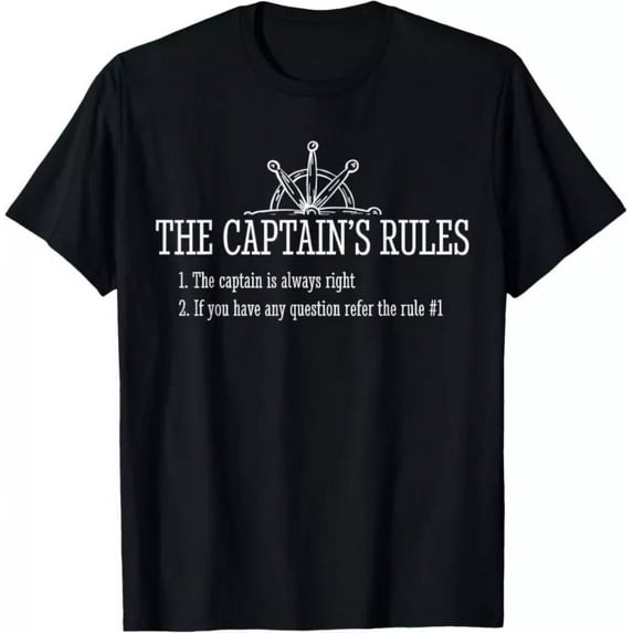 Boat Rules Funny Sayings Sailing Sail Boats T-Shirt Unisex S-5XL Hot Trending Shirt, Vintage Birthday Gift
