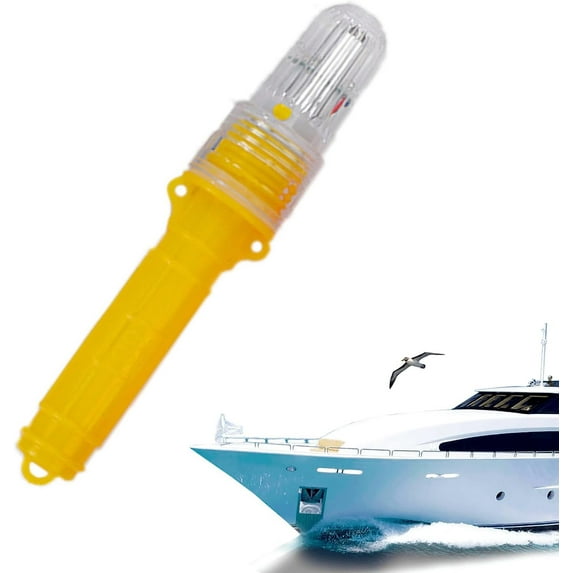 Boat Safety Flares – Reliable Waterproof Emergency Signals for Vessels, Buoys & Survival Kits(Yellow,1PC)