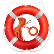 Boat Safety Throw Rings - Life Buoy Ring with Water Floating Lifesaving Rope - Compiled with Solas 74/96
