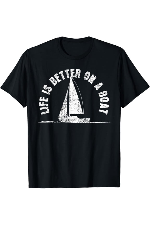Boat Sailing Sail Boating Yacht T-Shirt